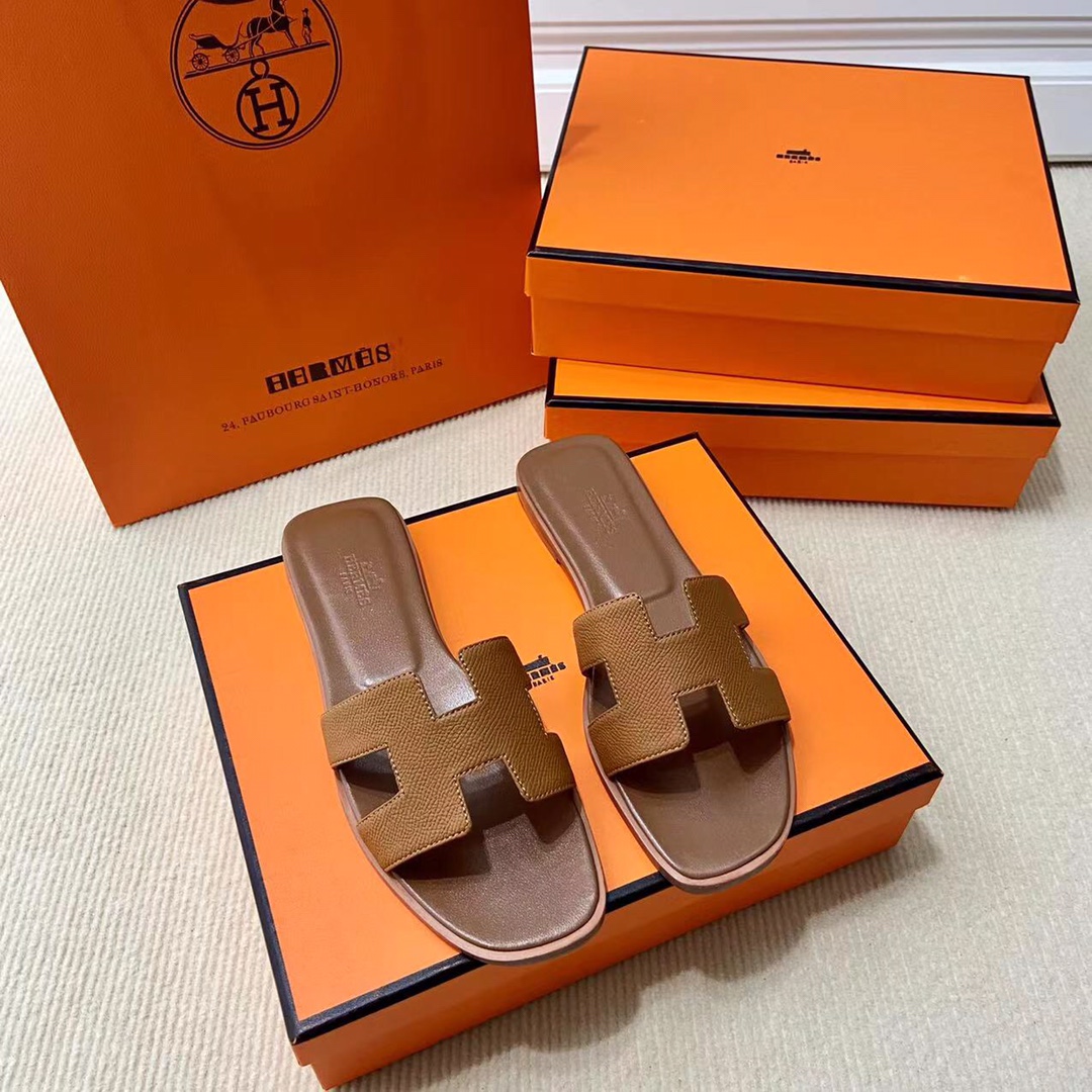 에르메스 올수공 오란 슬리퍼 샌들 앱송 32